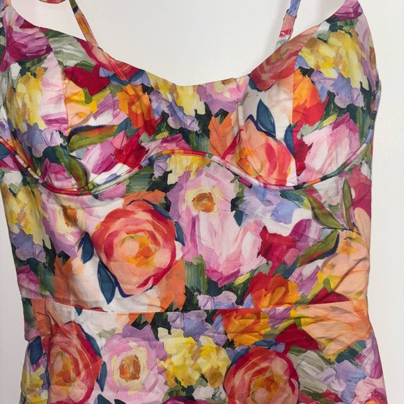 Angel Biba Colorful Floral Mini Dress - Picture 4 of 8